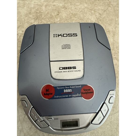 Koss Portable CD Player CD687 Works - Picture 3 of 6